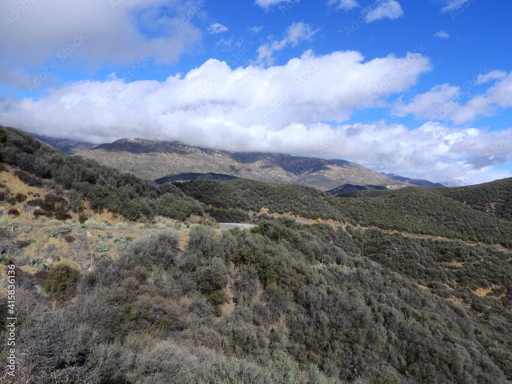 The scenic California State Route 33 that winds through the Los Padres National Forest, in Southern California The scenic California State Route 33 that winds through the Los Padres National Forest, in Southern California