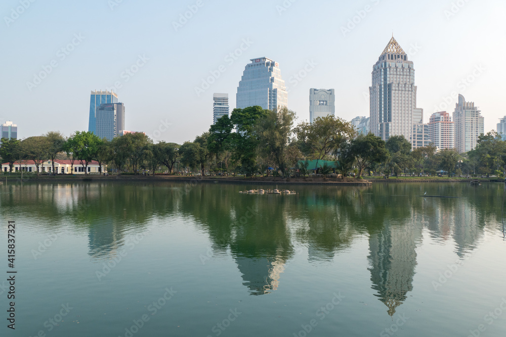 Lumpini Park, public park in central Bangkok, Thailand Lumpini Park, public park in central Bangkok, Thailand