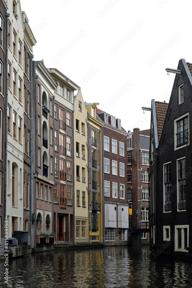 Canal view from a boat, Amsterdam, Netherlands