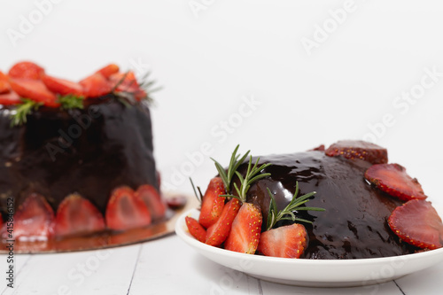 A piece of delicious chocol...