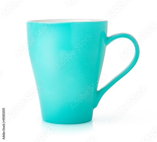 Turquoise tea cup