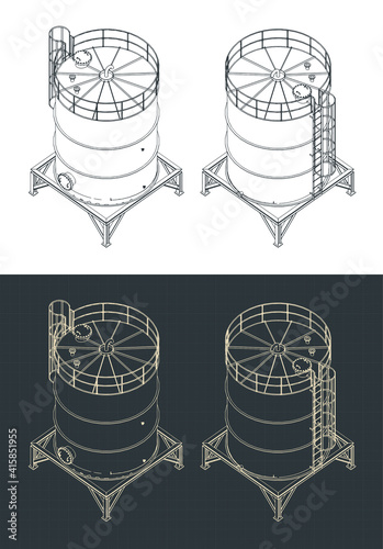 Storage Tank Isometric Drawings