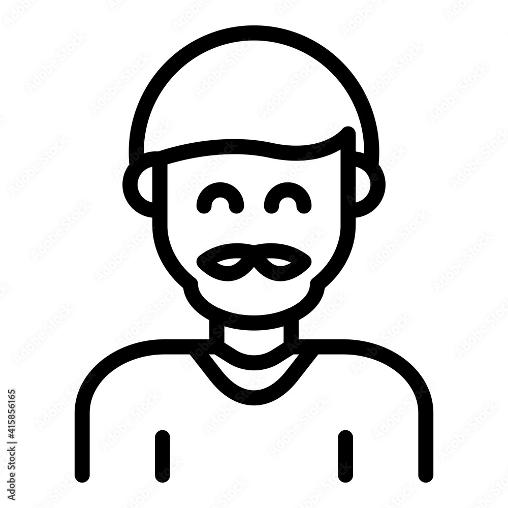 Kid generation icon. Outline kid generation vector icon for web design isolated on white background Kid generation icon. Outline kid generation vector icon for web design isolated on white background