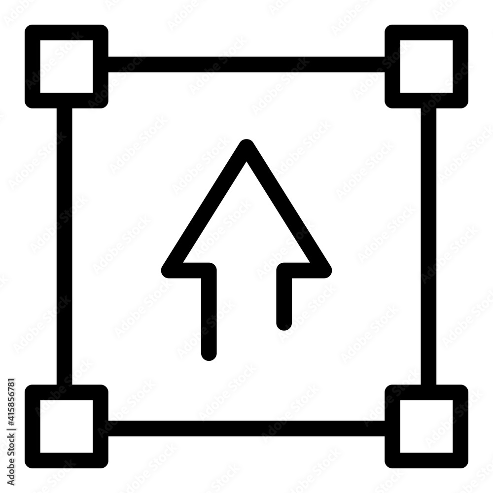 Redesign tool icon. Outline redesign tool vector icon for web design isolated on white background Redesign tool icon. Outline redesign tool vector icon for web design isolated on white background