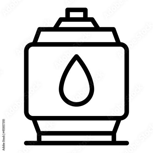 Pool equipment icon. Outline pool equipment vector icon for web design isolated on white background photo