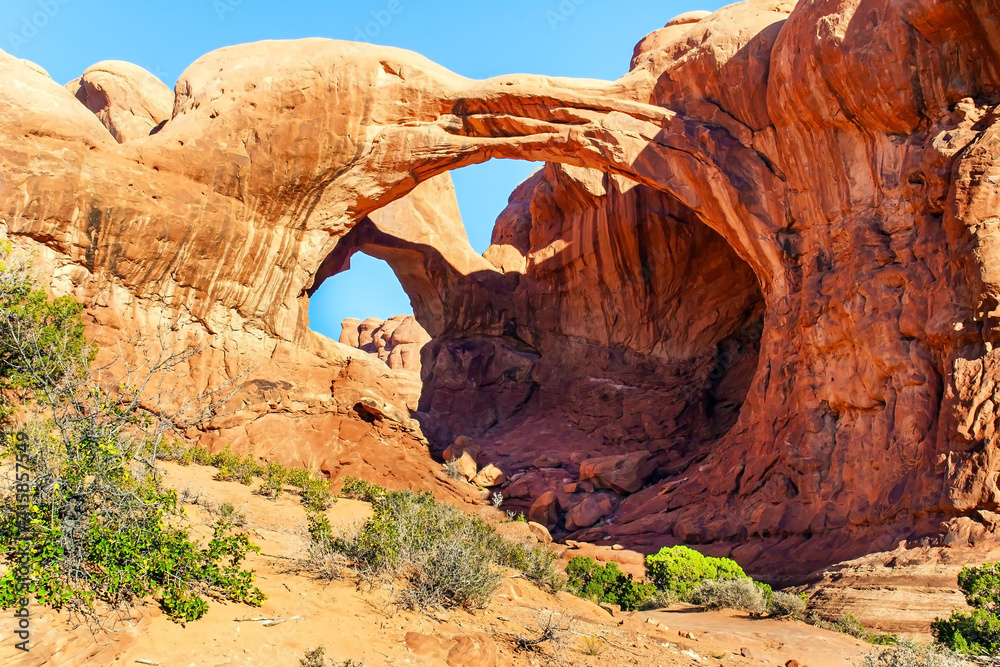 Double Arch. Picturesque sandstone