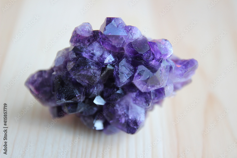 Beautiful amethyst. Gemstone and geology science. Crystal and health. Beautiful amethyst. Gemstone and geology science. Crystal and health.
