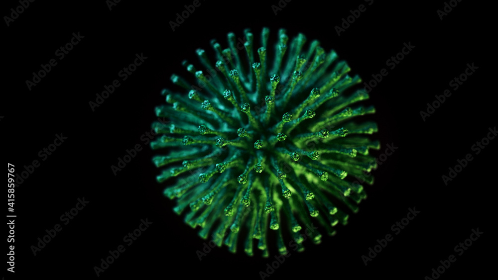 3d rendered illustration of Corona Virus isolated in black. High quality 3d illustration 3d rendered illustration of Corona Virus isolated in black. High quality 3d illustration
