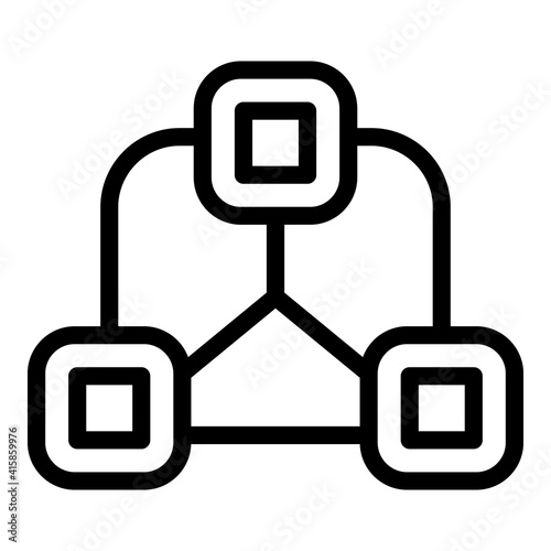 Adaptation system icon. Outline adaptation system vector icon for web design isolated on white background