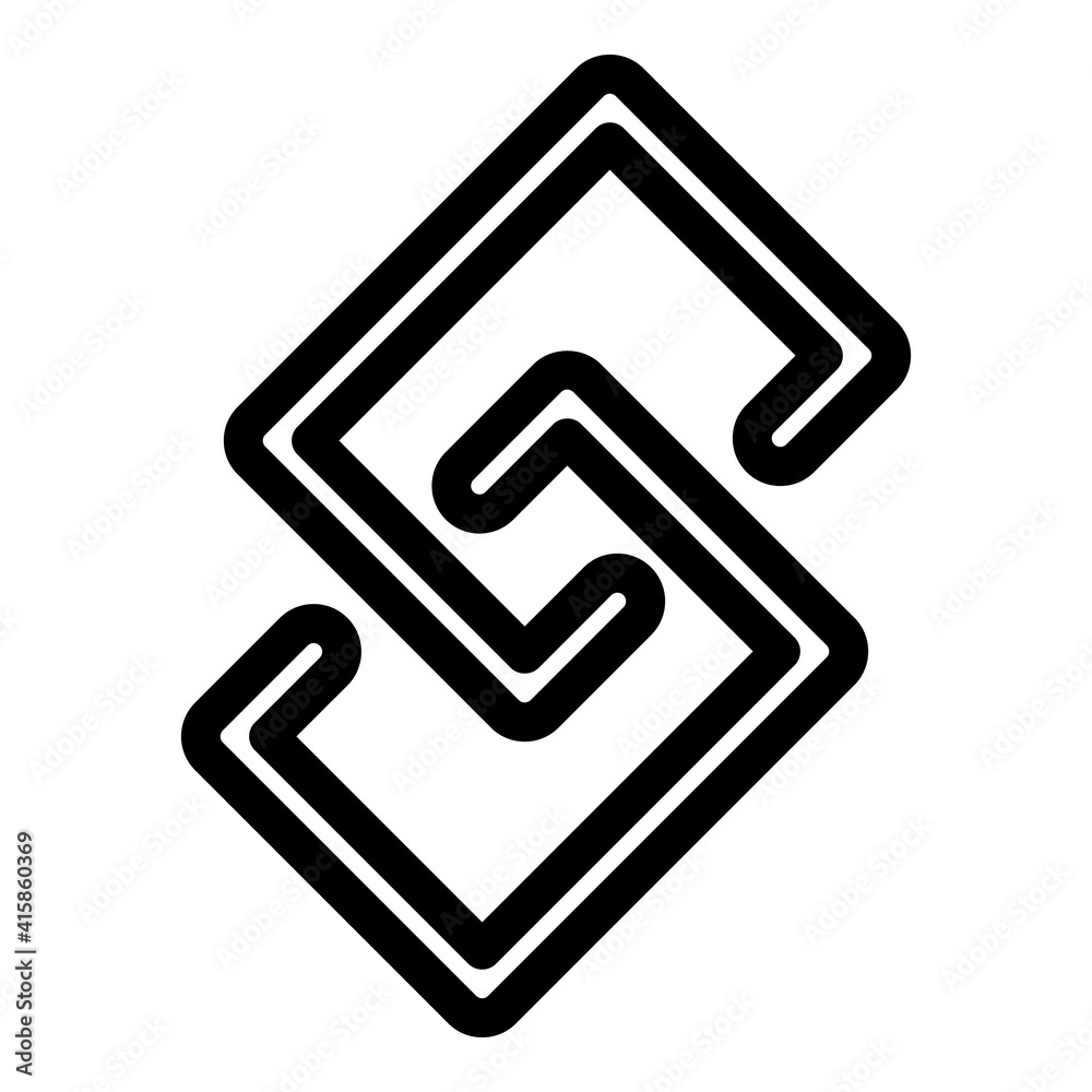 Internet chain icon. Outline internet chain vector icon for web design isolated on white background Internet chain icon. Outline internet chain vector icon for web design isolated on white background