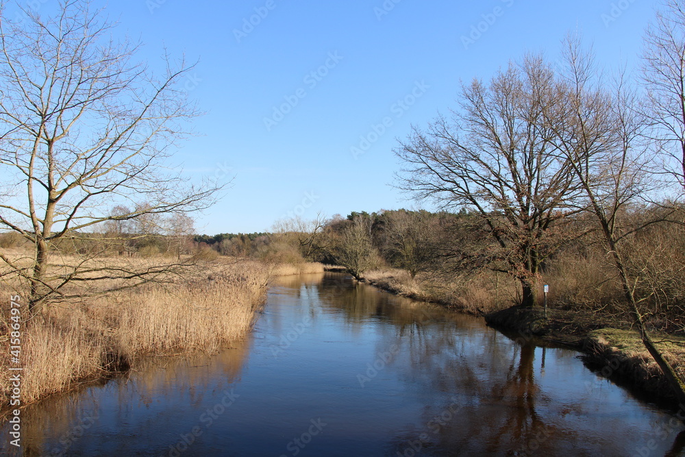 River Wümme near Bremen (Germany)
