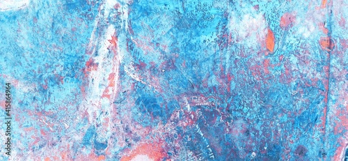 Abstract colored background. Color stains, stains, rust, paint drops, scuffs, scratches.