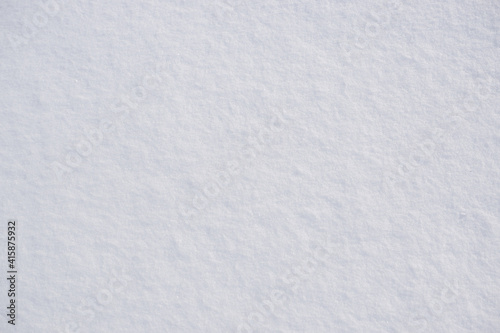 White snow as a background.
