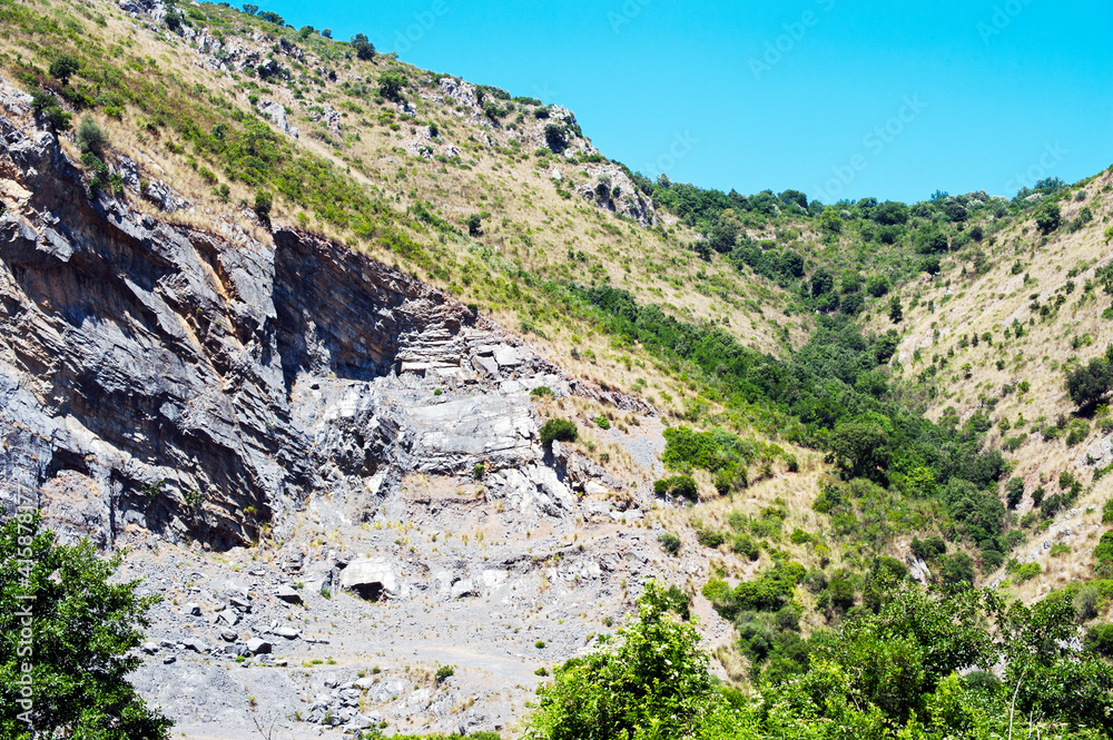 Some ridges of the mount Bulgheria mountain chain. Salerno, Italy, Europe. Some ridges of the mount Bulgheria mountain chain. Salerno, Italy, Europe.