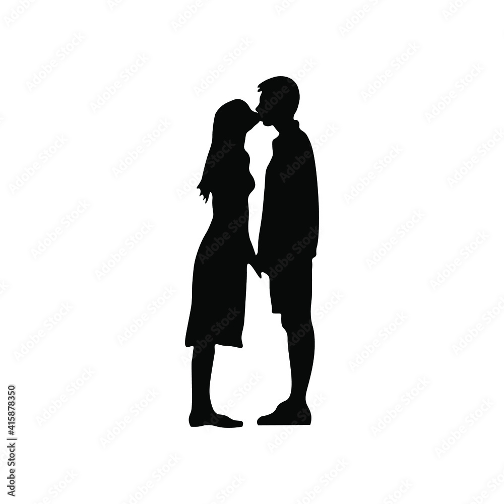 silhouette of a couple silhouette of a couple
