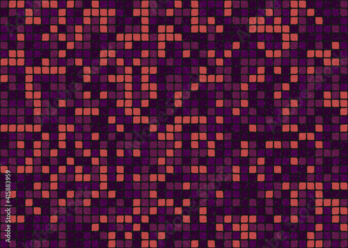 Abstract Geometric Pattern generative computational art illustration