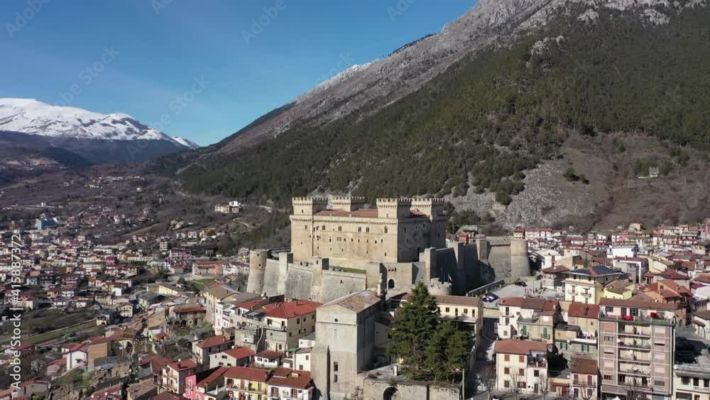 the castle of Celano. Aerial shot with drone
Celano, Italy - one of the most picturesque villages in the Apennines, Celano is surmounted by the marvelous 14th-century Piccolomini Castle the castle of Celano. Aerial shot with drone
Celano, Italy - one of the most picturesque villages in the Apennines, Celano is surmounted by the marvelous 14th-century Piccolomini Castle
