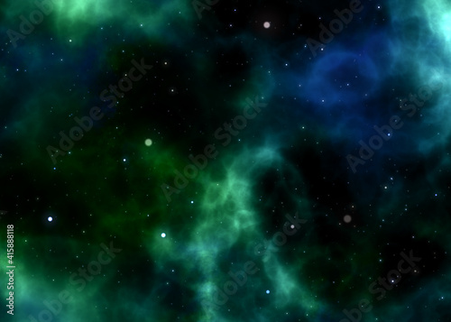 Deep Space - Colorful Abstract image