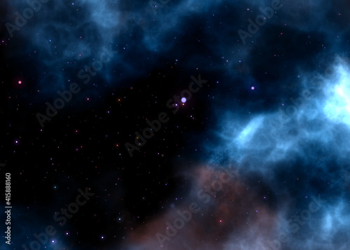 Deep Space - Colorful Abstract image