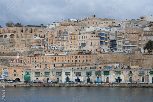 Fototapeta Naklejka Na Ścianę i Meble -  Europe, Malta, Valletta, Grand Harbour. Historic walled capital city, port area. UNESCO.