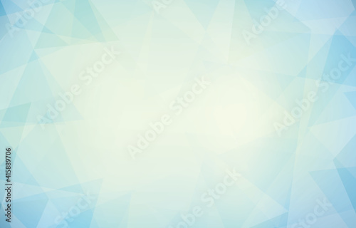 Simple bluish background with translucent triangles. Subtle vector pattern