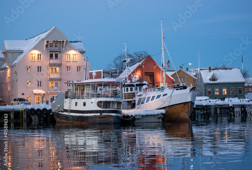 Houses on the Tromsø Harbour