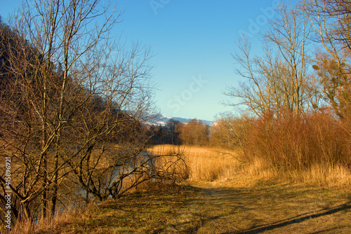 Heavenly landscape in Oberriet in Switzerland 11.1.2021