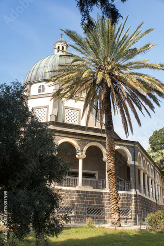 Wallpaper Mural Church on the Mount of Beatitudes by the Sea of Galilee Torontodigital.ca