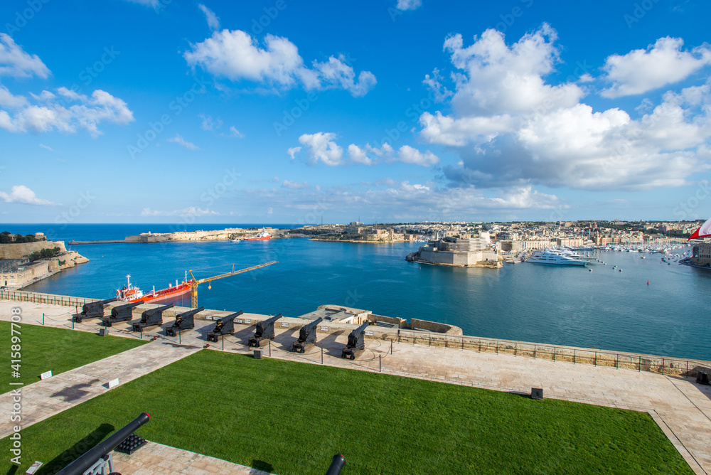 The Saluting Battery is an artillery battery in Valletta, Malta. It was constructed in the 16th century by the Order of Saint John.