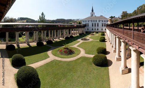 Lysice Castle Park north of Brno in the Czech Republic