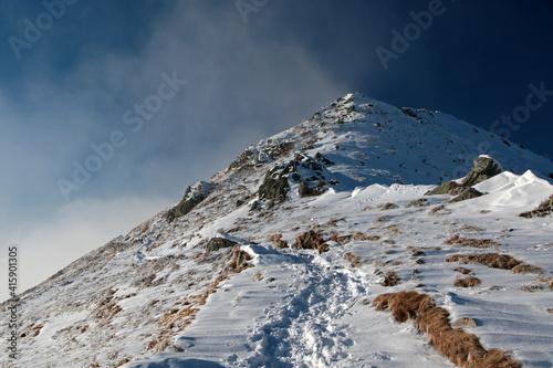 Czerwone Wierchy - Red Peaks, mountain range in Western Tatras, Poland 