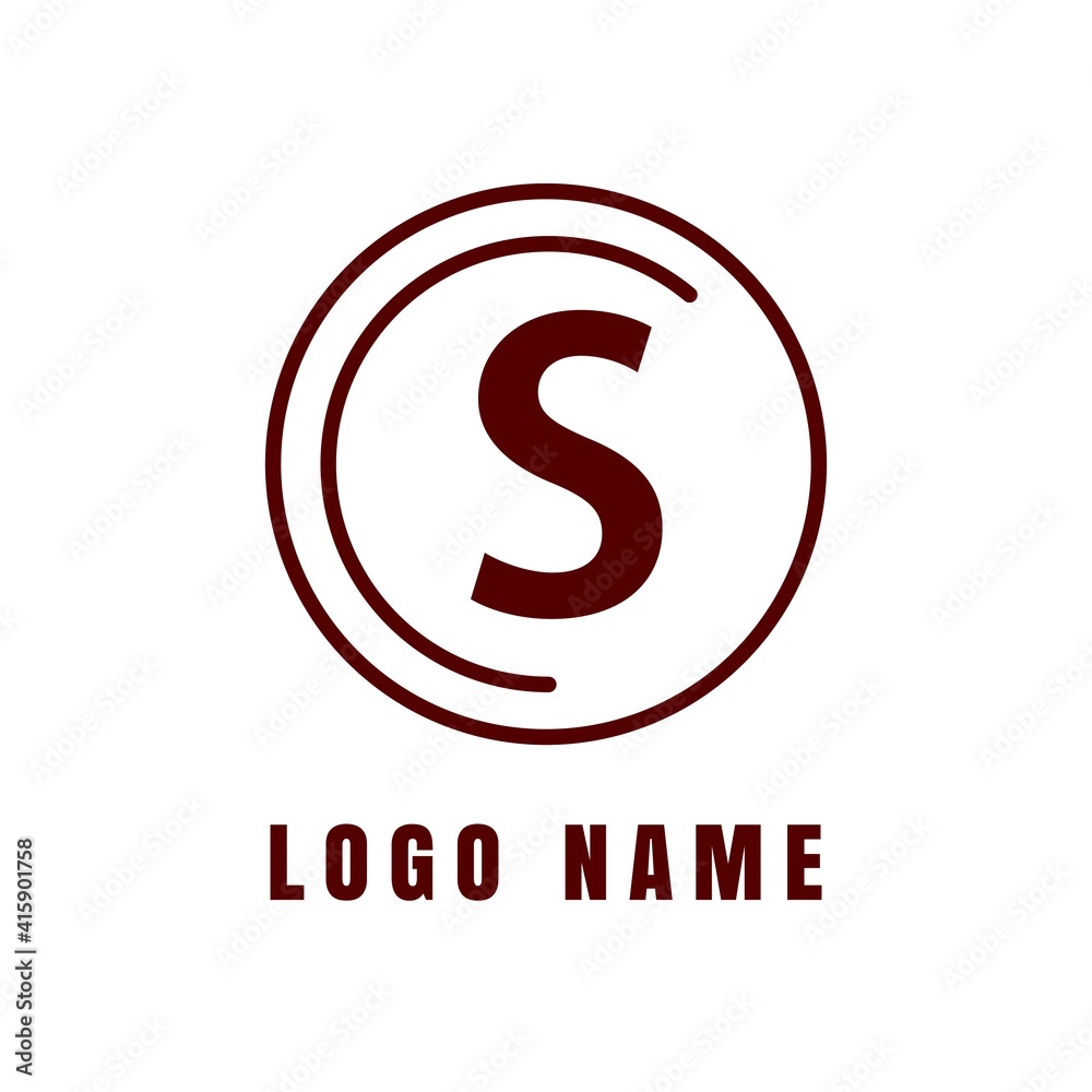 S letter line design logo. Simple and modern design. suitable for company logos, communities, shops and restaurants. S letter line design logo. Simple and modern design. suitable for company logos, communities, shops and restaurants.