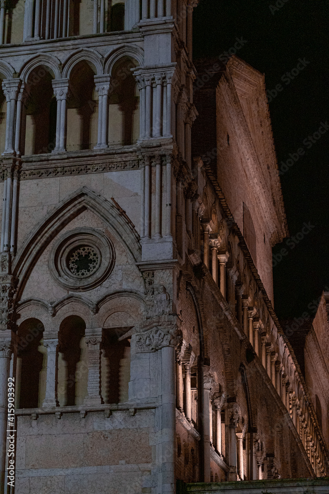 Corner of the Ferrara Cathedral