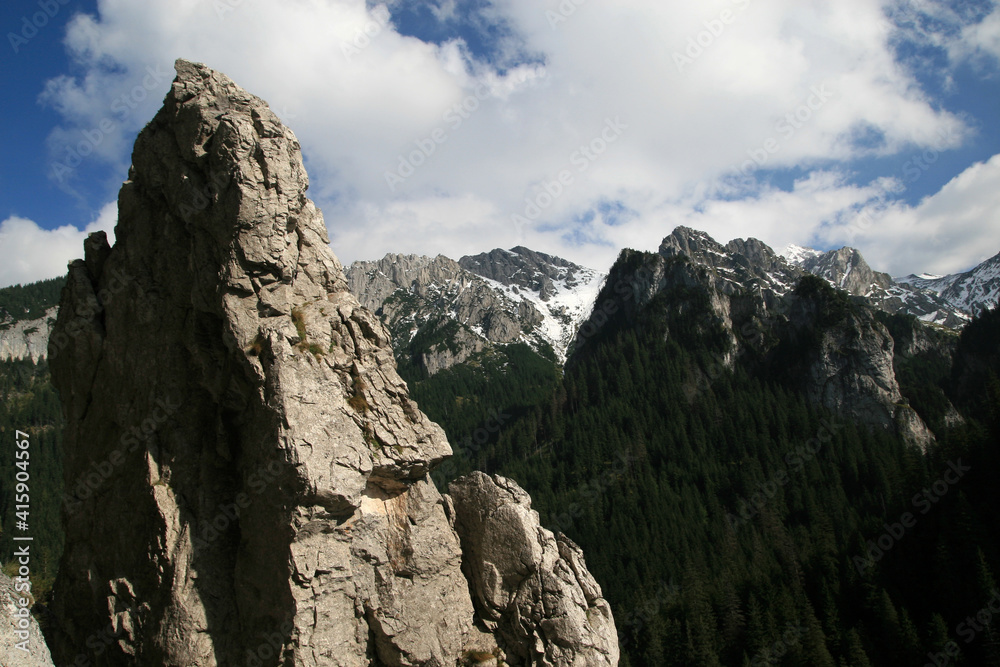 Landscape of Koscieliska Valley, Tatra Mountains, Poland