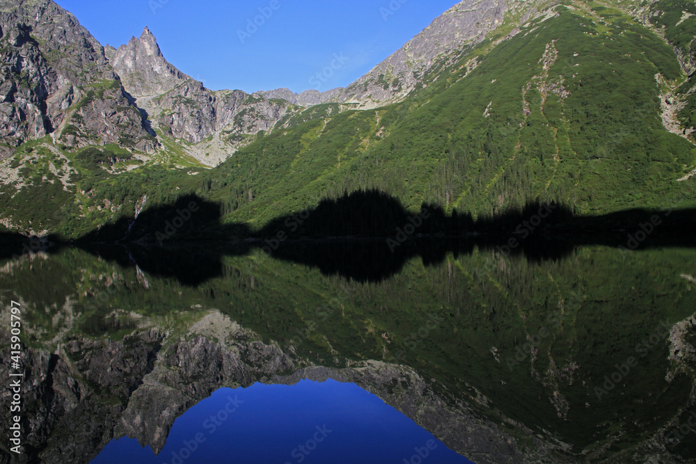 Morskie Oko - Eye of the Sea, mountain lake in Tatra Mountains, Poland
