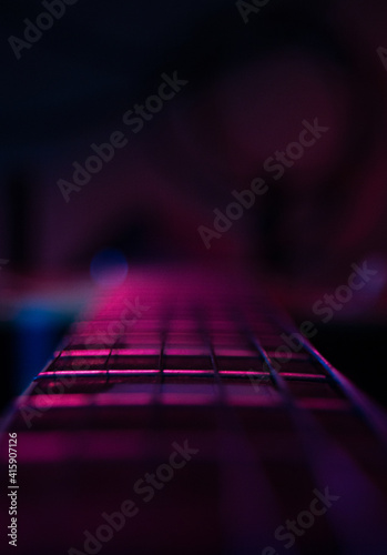 guitar on detail