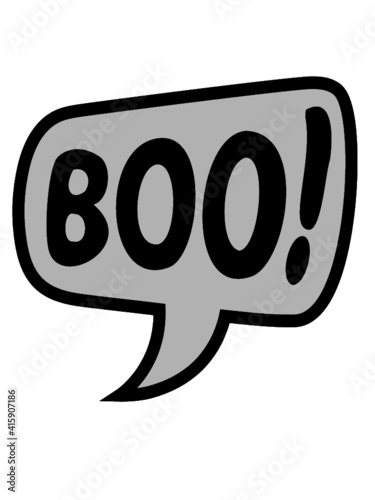 Sprechblase Boo Lustig 