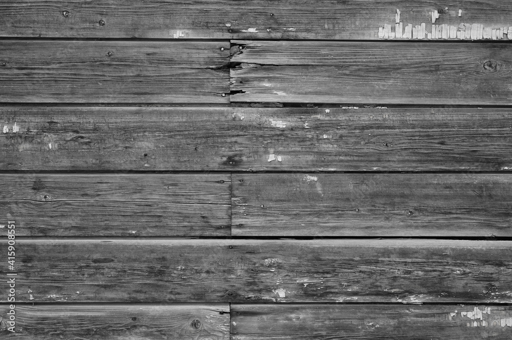 Naklejka premium old wooden boards of gray color