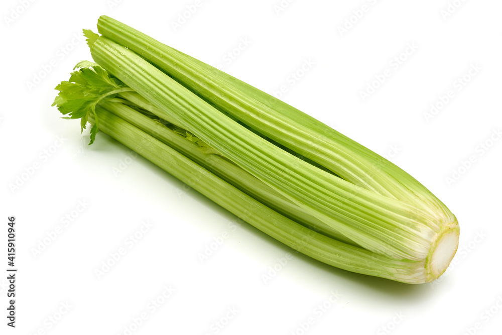 Fresh celery, isolated on white background. High resolution image Fresh celery, isolated on white background. High resolution image