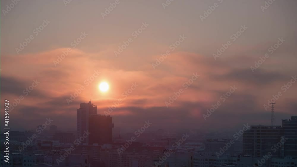 minsk city center sunset sky rooftop panorama 4k timelapse belarus minsk city center sunset sky rooftop panorama 4k timelapse belarus