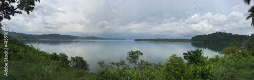 lake and mountains