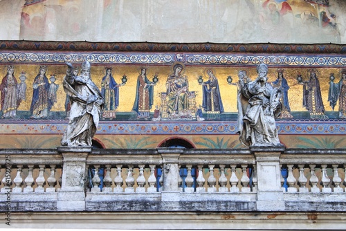 Saint Mary in Trastevere church in Rome, Italy