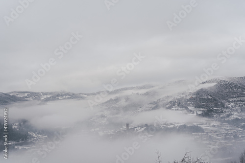 Snowy landscape in Italy © Limon Stock