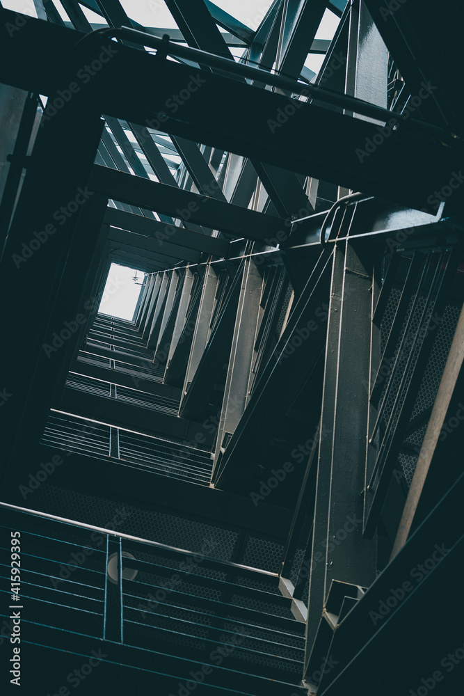 Naklejka premium 階段 Stairs
