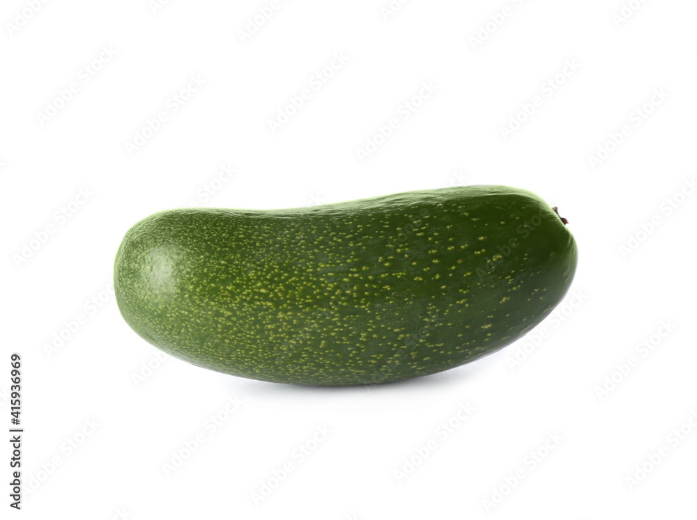 Fresh whole seedless avocado isolated on white Fresh whole seedless avocado isolated on white