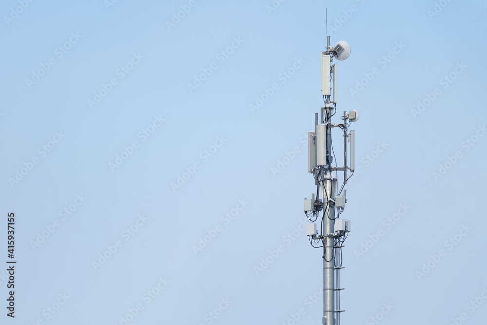 Telecommunication tower of 4G and 5G cellular Telecommunication tower of 4G and 5G cellular