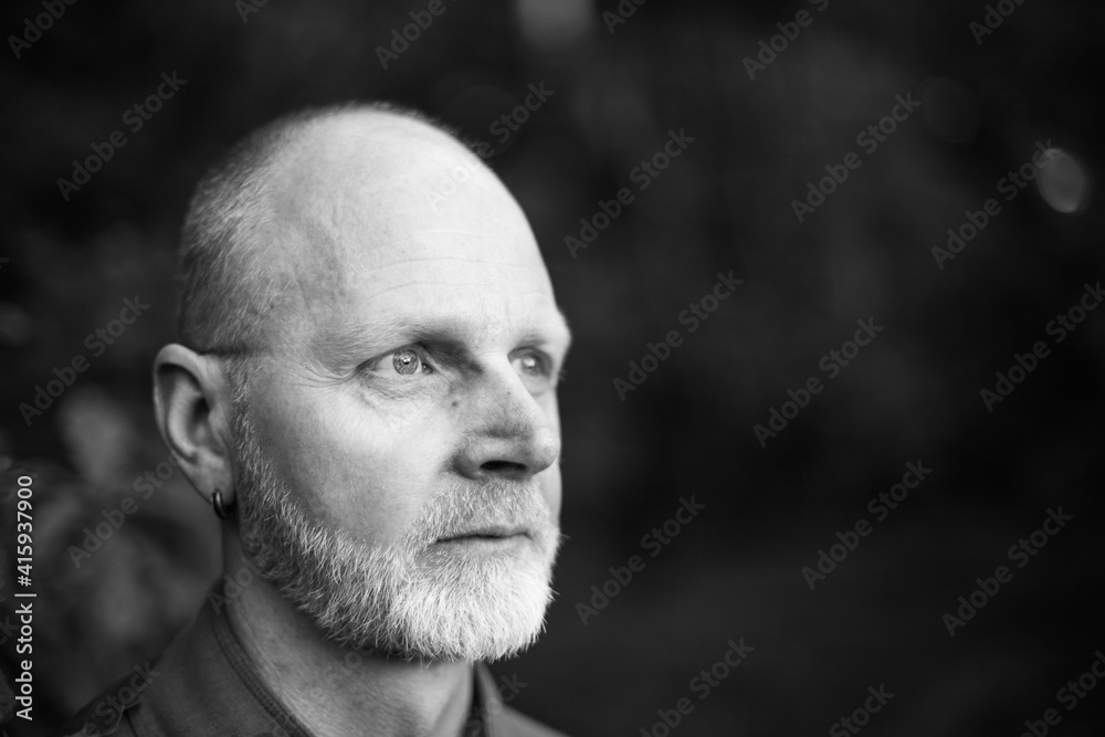 A portrait of a middle aged nordic man in Sweden A portrait of a middle aged nordic man in Sweden