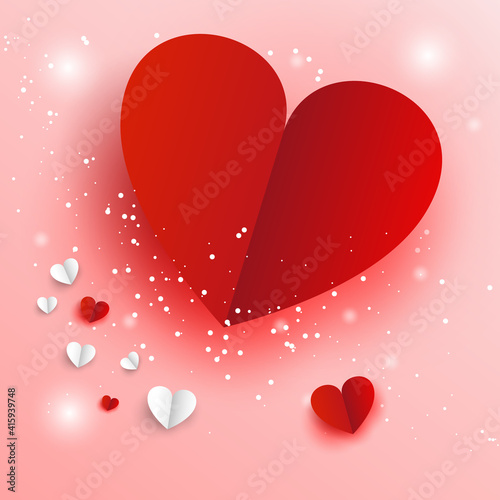 valentine hearts background