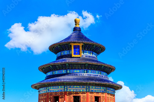 Temple of Heaven in Beijing,China.Chinese cultural symbol.