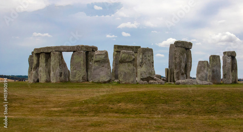 Located in Wiltshire, England, one finds the ancient stone monoliths built between 3000-2000 BC.